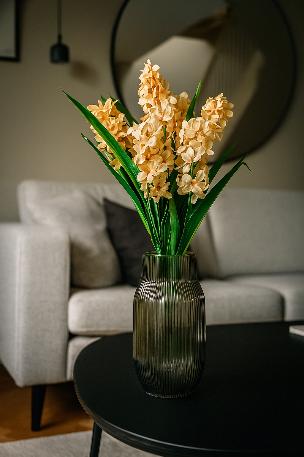 Bunch Hyacinth 7Stick 27" Light Brown (Pack of 5)
