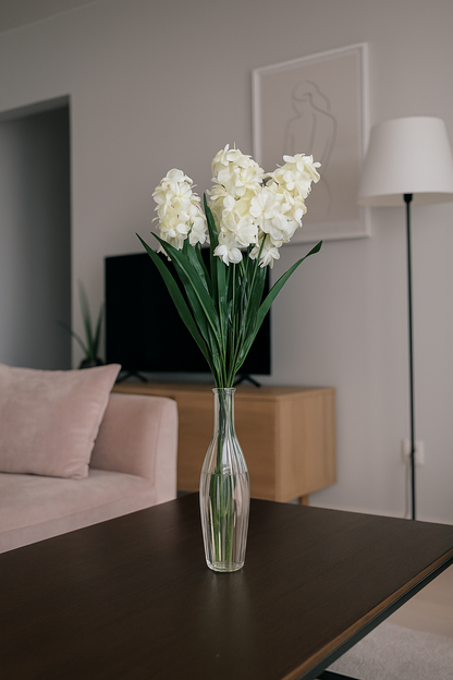 Bunch Hyacinth 7Stick 27" Off White (Pack of 5)