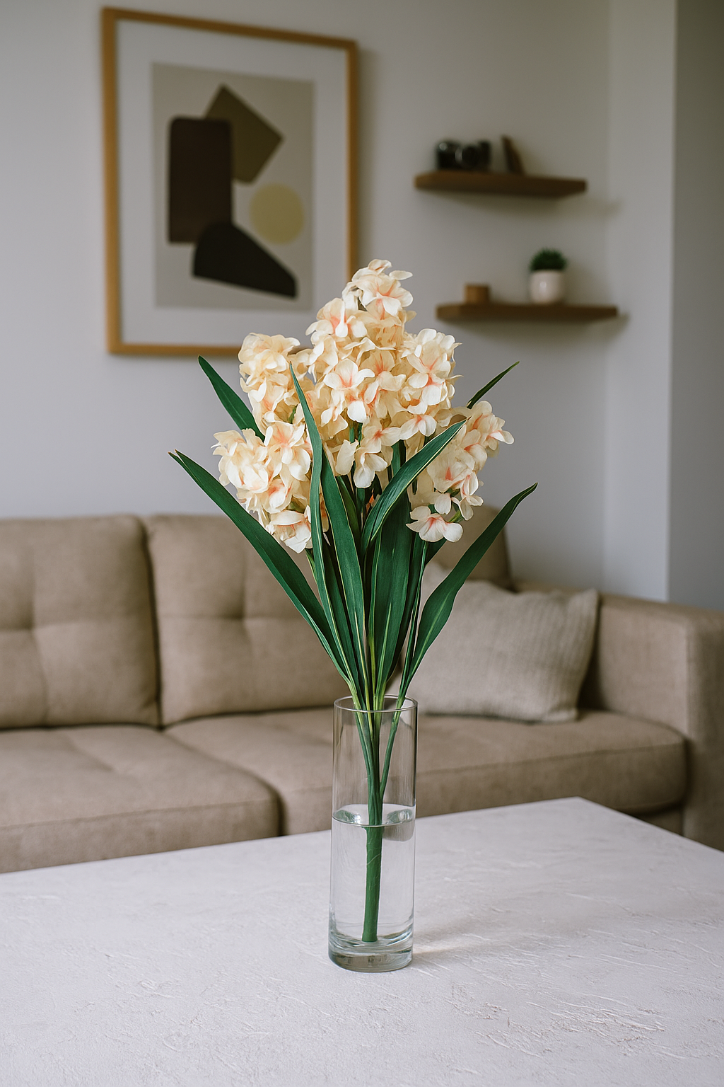 Bunch Hyacinth 7Stick 27" Peach (Pack of 5)