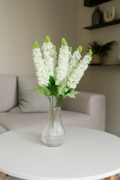 Bunch Hyacinth 9Stick White (Pack of 5)