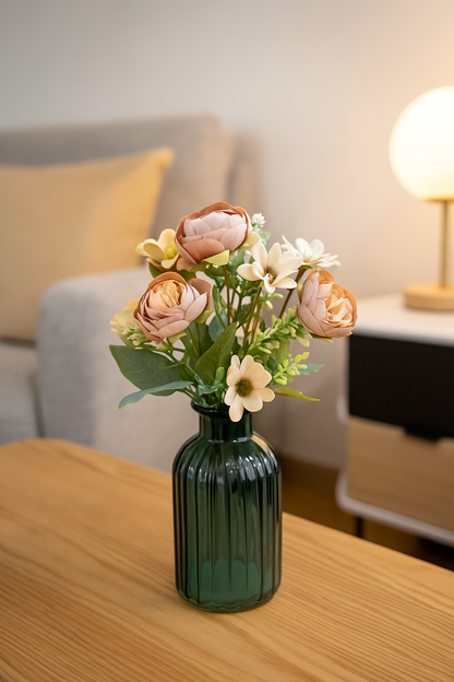 Peony Blooms Flower Bunch 30cm Onion Pink (Pack of 5)