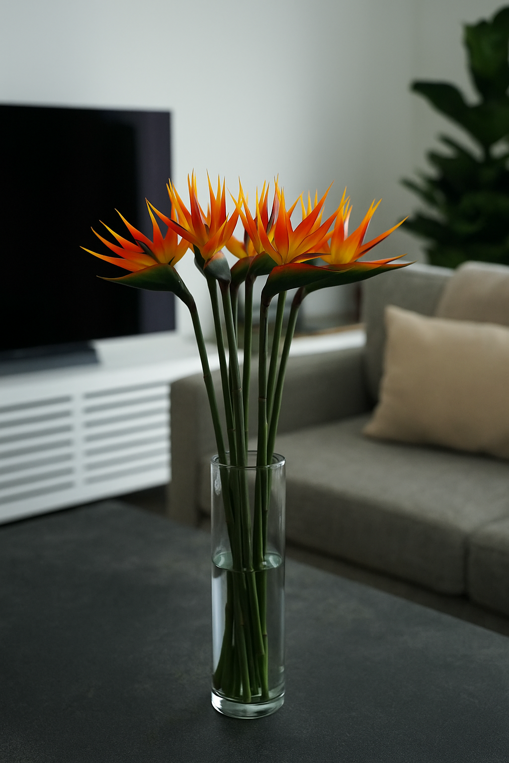 Bird of Paradise 91cm Yellow Orange (Pack of 10)