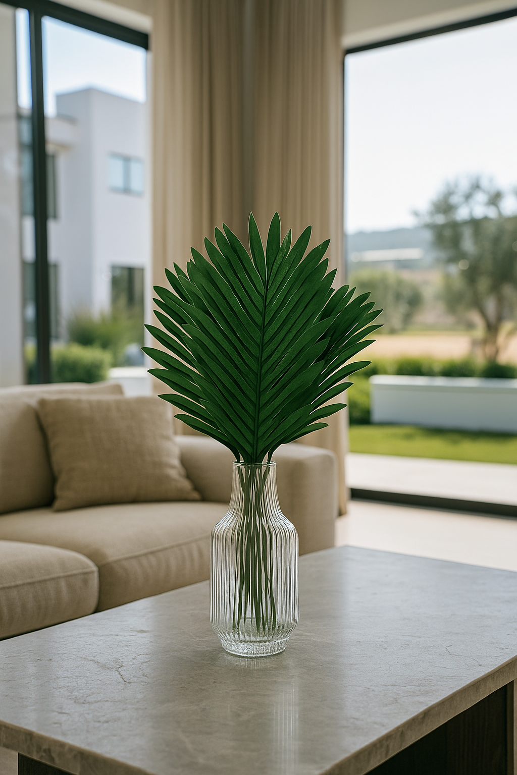Palm Leaf 18" X 9" Green (Pack of 10)