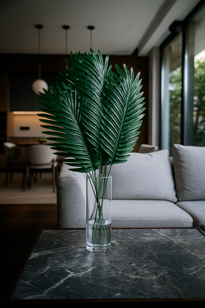 Palm Leaf Stick Big25X11'' Green (Pack of 10)