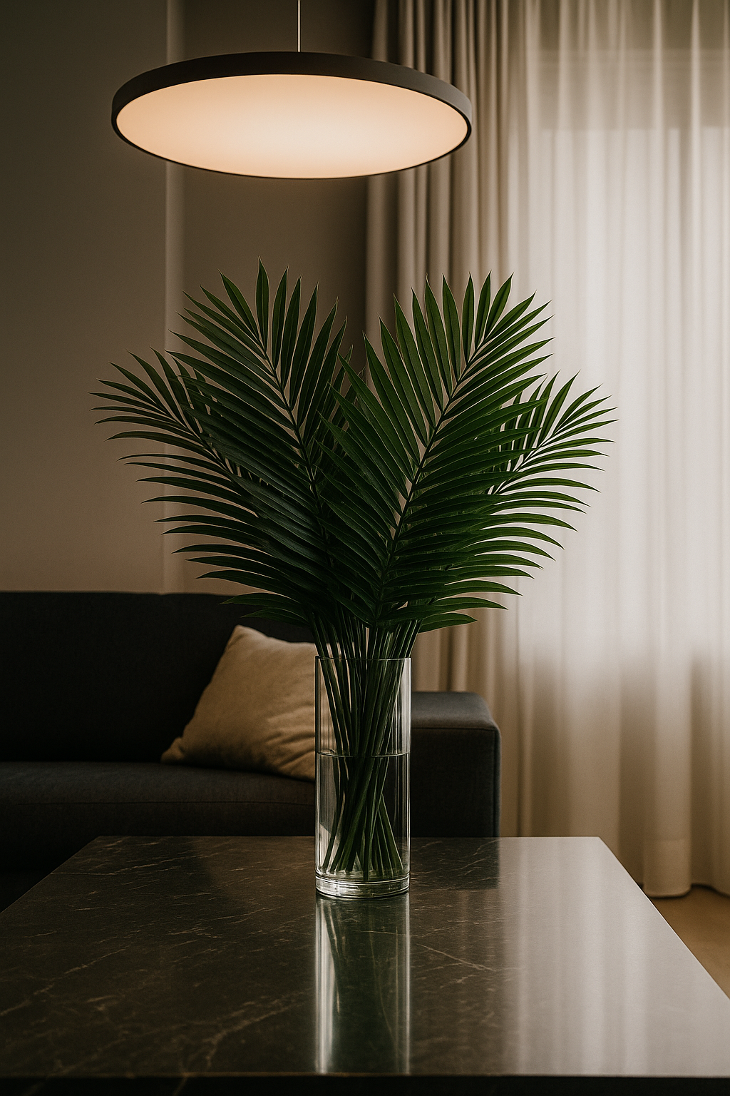 Palm Leaf 20" x 7" Green (Pack of 10)