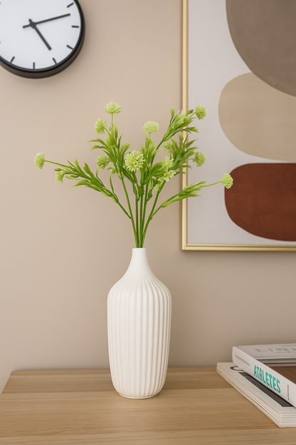 Bunch Allium 13 Head Light Green White (Pack of 5)