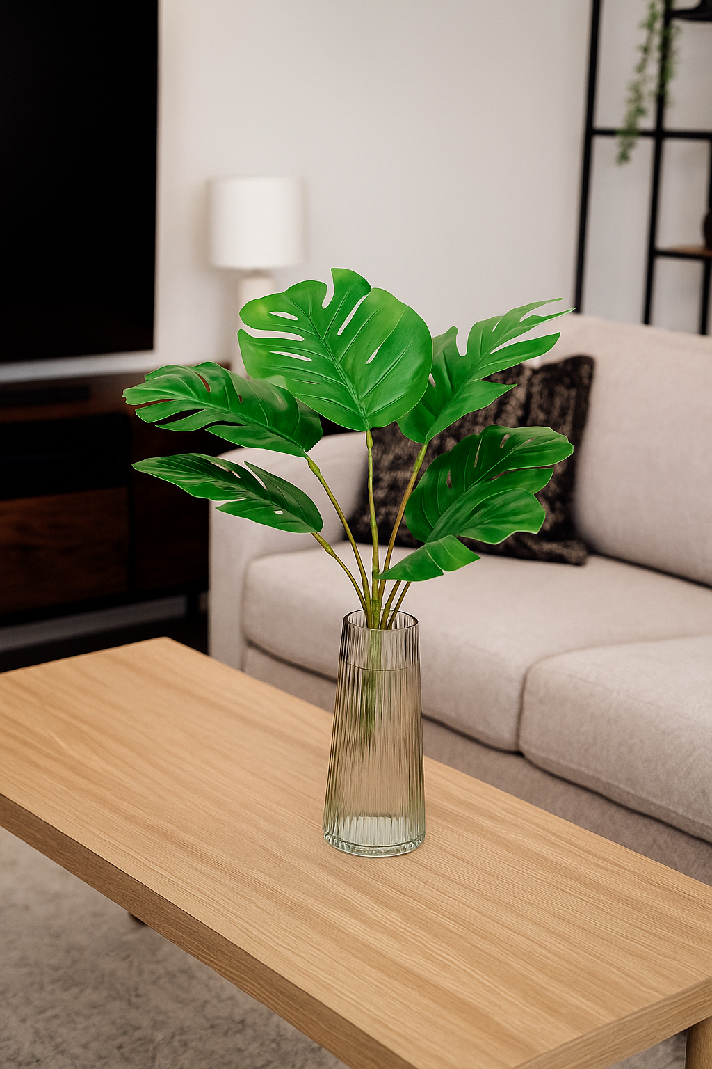 Bunch Monstera Stick 9 Head Green (Pack of 5)