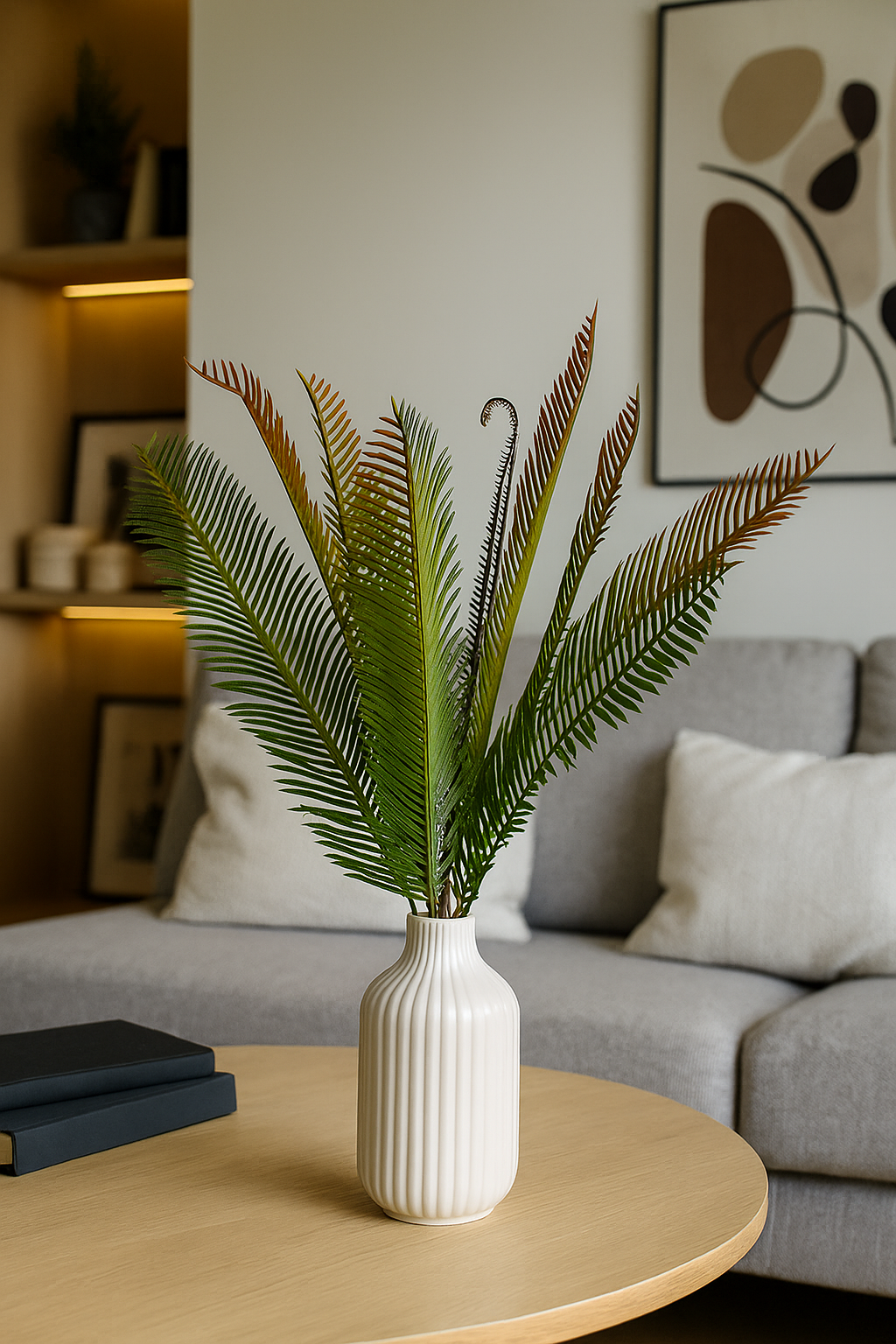 Bunch Palm Leaf D/s Green (Pack of 5)