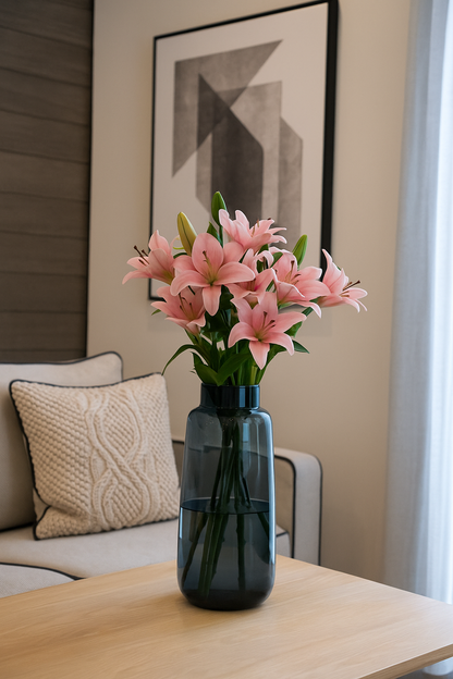Lily Stick 28" D/S Pink (Pack of 10)