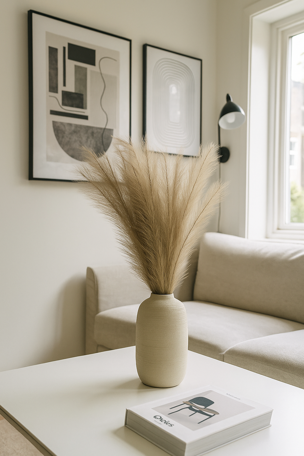 Pampas Grass Stick 17" Brown (Pack of 10)