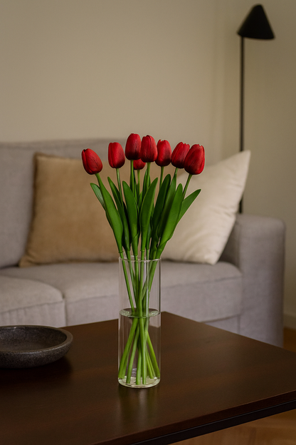 Tulip Stick 13" Red (Pack of 10)