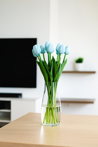 Tulip Stick 13" Sky Blue (Pack of 10)