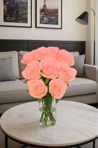 Light pink white MR7 Rose (Pack of 100)