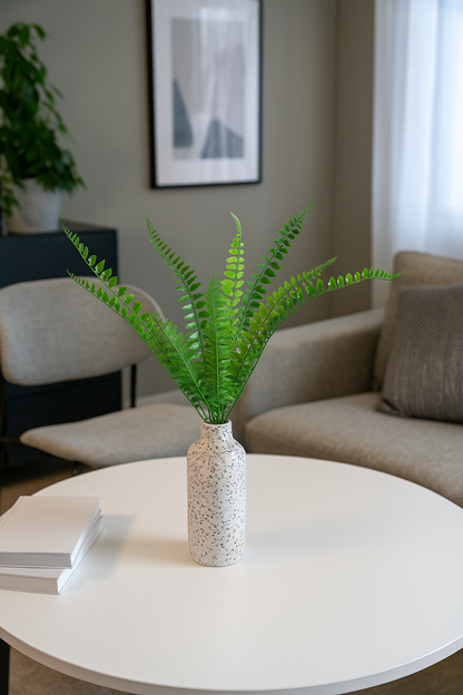 Bunch Fern Leaf D/s Green (Pack of 5)