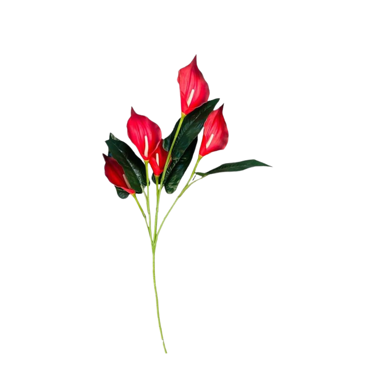 Cala Lily Stick 5 Head 34" Red (Pack of 10)