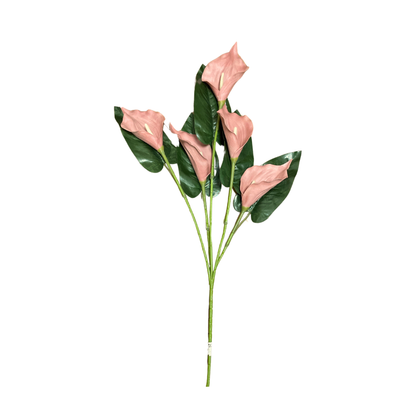 Cala Lily Stick 5 Head 34" Onion Pink (Pack of 10)