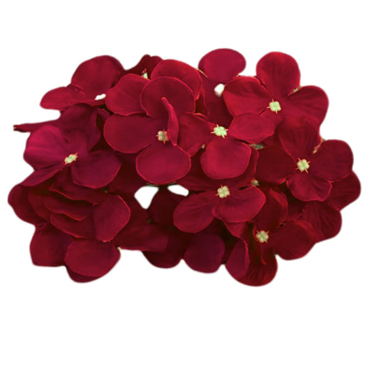 Dark Mehroon Flr Hydrangea 27 Petals (Pack of 100)