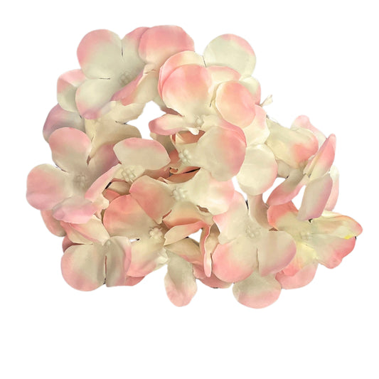 Light Pink Cream Flr Hydrangea 27 Petals (Pack of 100)