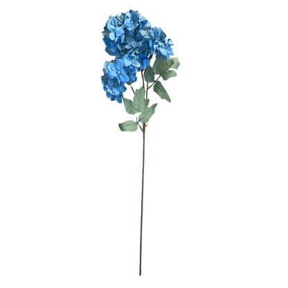 Hydrangea Stick 3 Head 27.5" Dark S.Blue (Pack of 10)