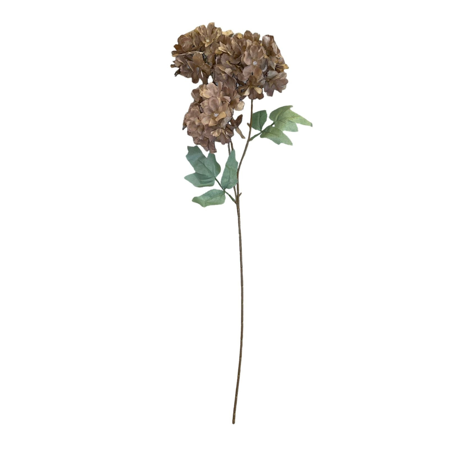 Hydrangea Stick 3 Head 27.5" Light Brown (Pack of 10)