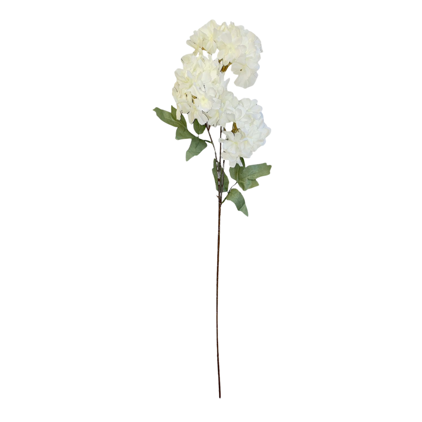 Hydrangea Stick 3 Head 27.5" Off White (Pack of 10)