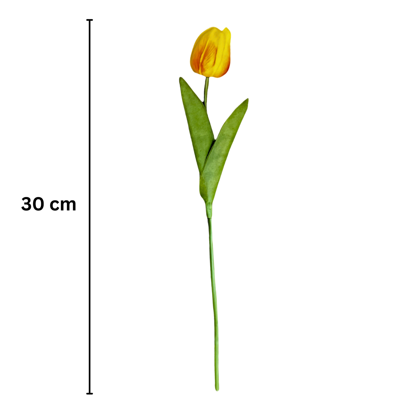 Tulip Stick 13" Yellow Orange (Pack of 10)