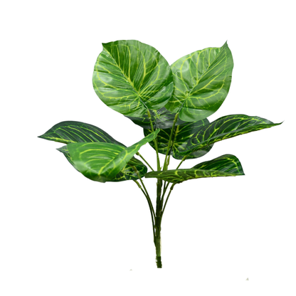 Artificial Dieffenbachia Bunch D/s Green Light Green (Pack of 5)