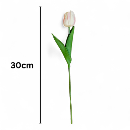 Tulip Stick 13" White (Pack of 10)
