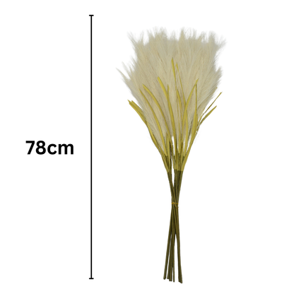 Pampas Grass Stick 31" White (Pack of 10)