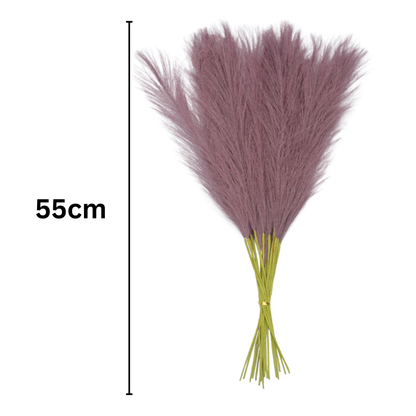 Pampas Grass Single Stick 21" Lavender (Pack of 10)
