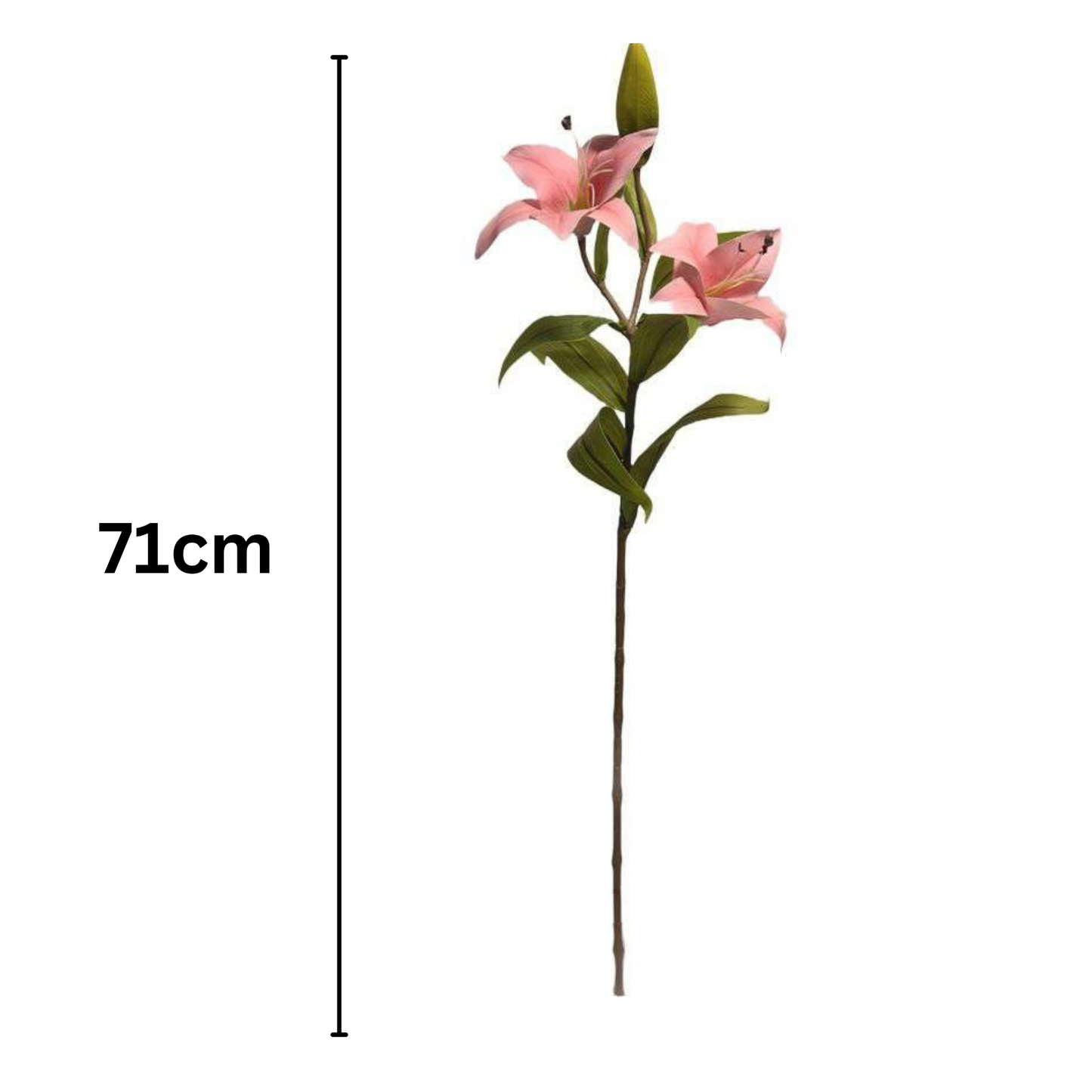 Lily Stick 28" D/S Pink (Pack of 10)