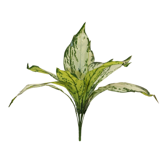 Artificial Dieffenbachia Bunch Light Green Green (Pack of 5)