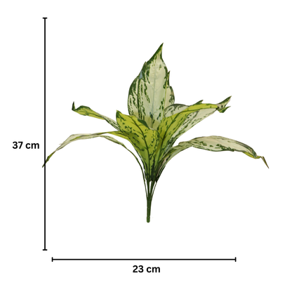 Artificial Dieffenbachia Bunch Light Green Green (Pack of 5)