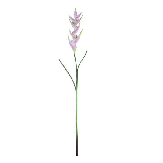 Heliconia Stick 9 Flower 123cm Light pink (Pack of 10)