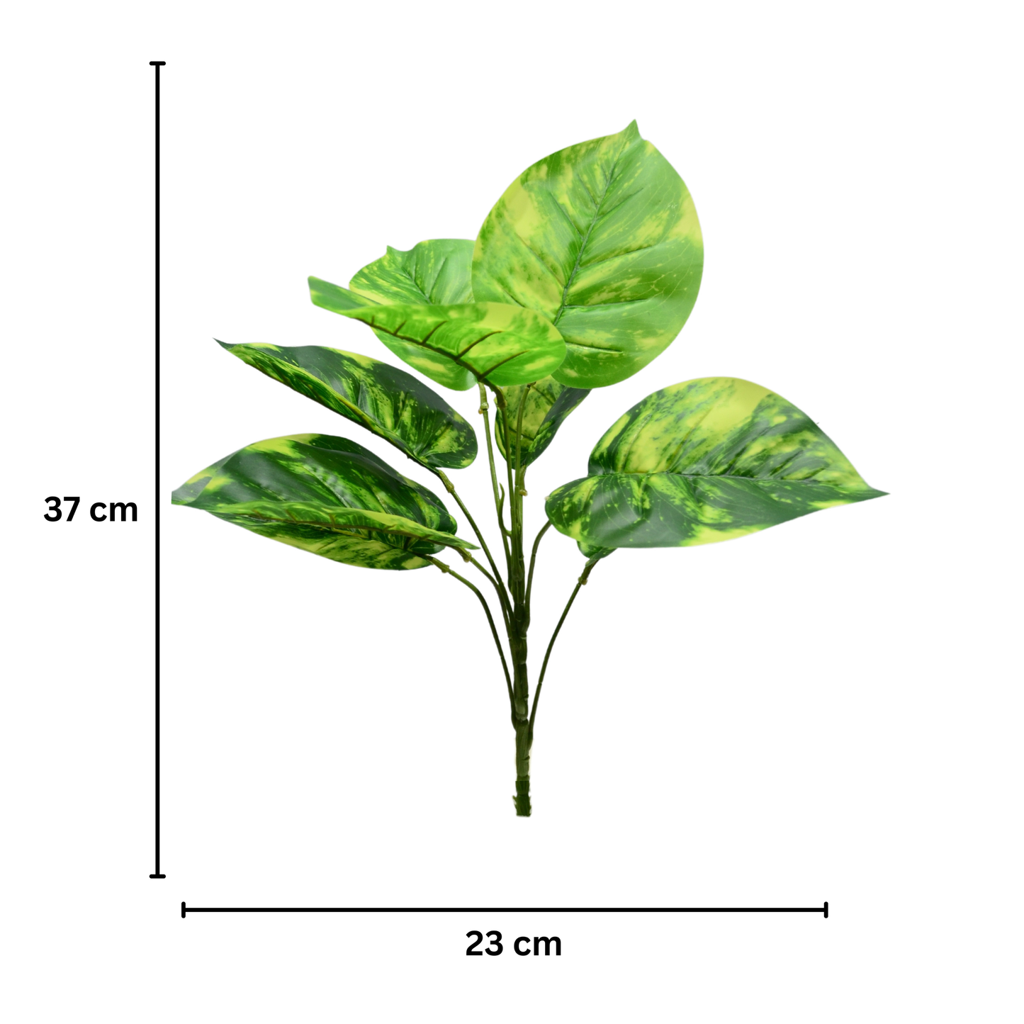 Artificial Dieffenbachia Bunch Dark Green (Pack of 5)