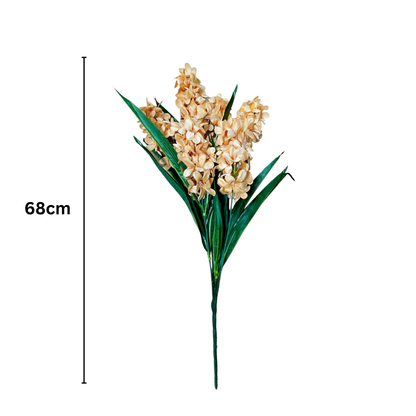 Bunch Hyacinth 7Stick 27" Light Brown (Pack of 5)