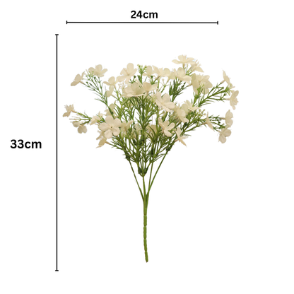 Oleander Flower Bunch White (Pack of 5)