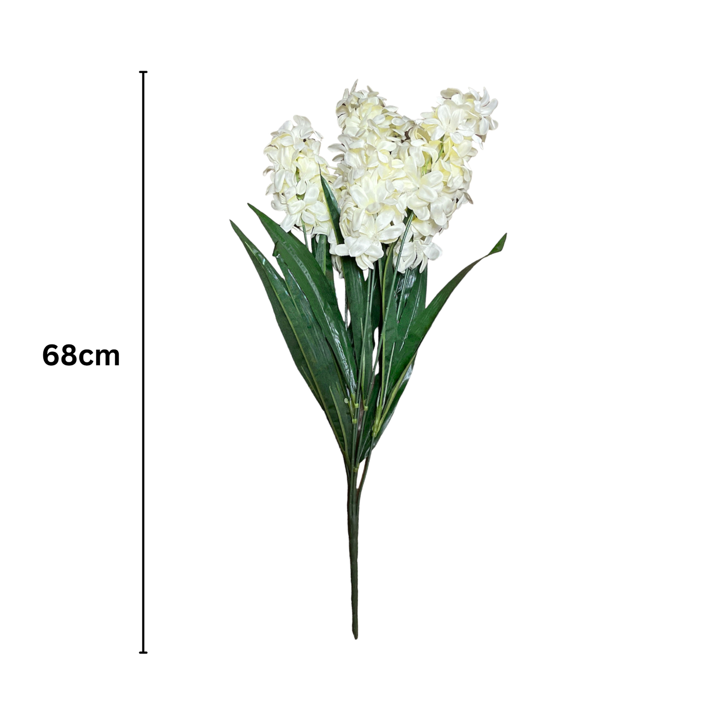Bunch Hyacinth 7Stick 27" Off White (Pack of 5)