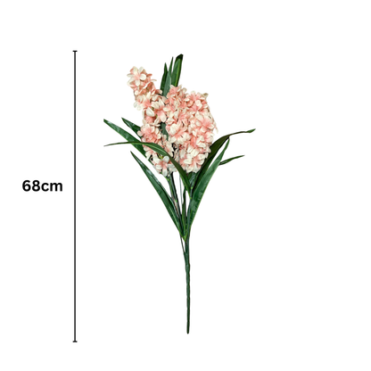 Bunch Hyacinth 7Stick 27" D/s Peach (Pack of 5)