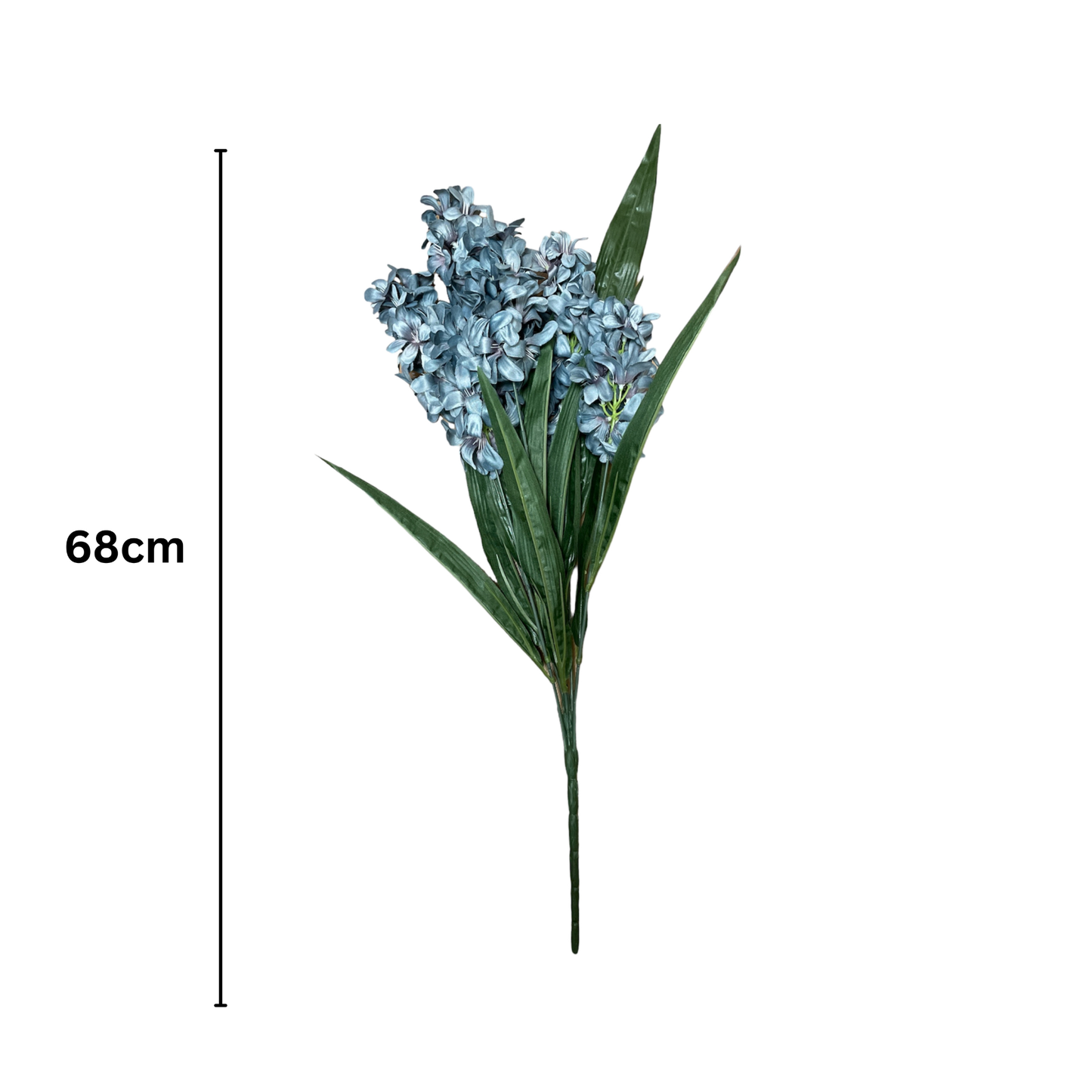 Bunch Hyacinth 7Stick 27" Grey (Pack of 5)