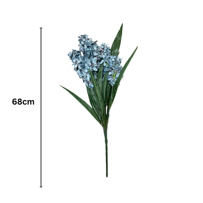 Bunch Hyacinth 7Stick 27" Grey (Pack of 5)