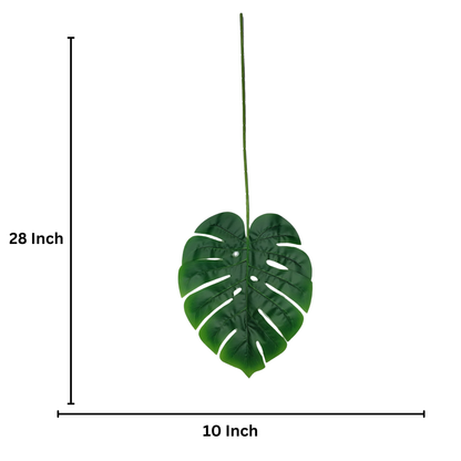 Monstera Leaf Stick 28"x10" Dark Green (Pack of 10)
