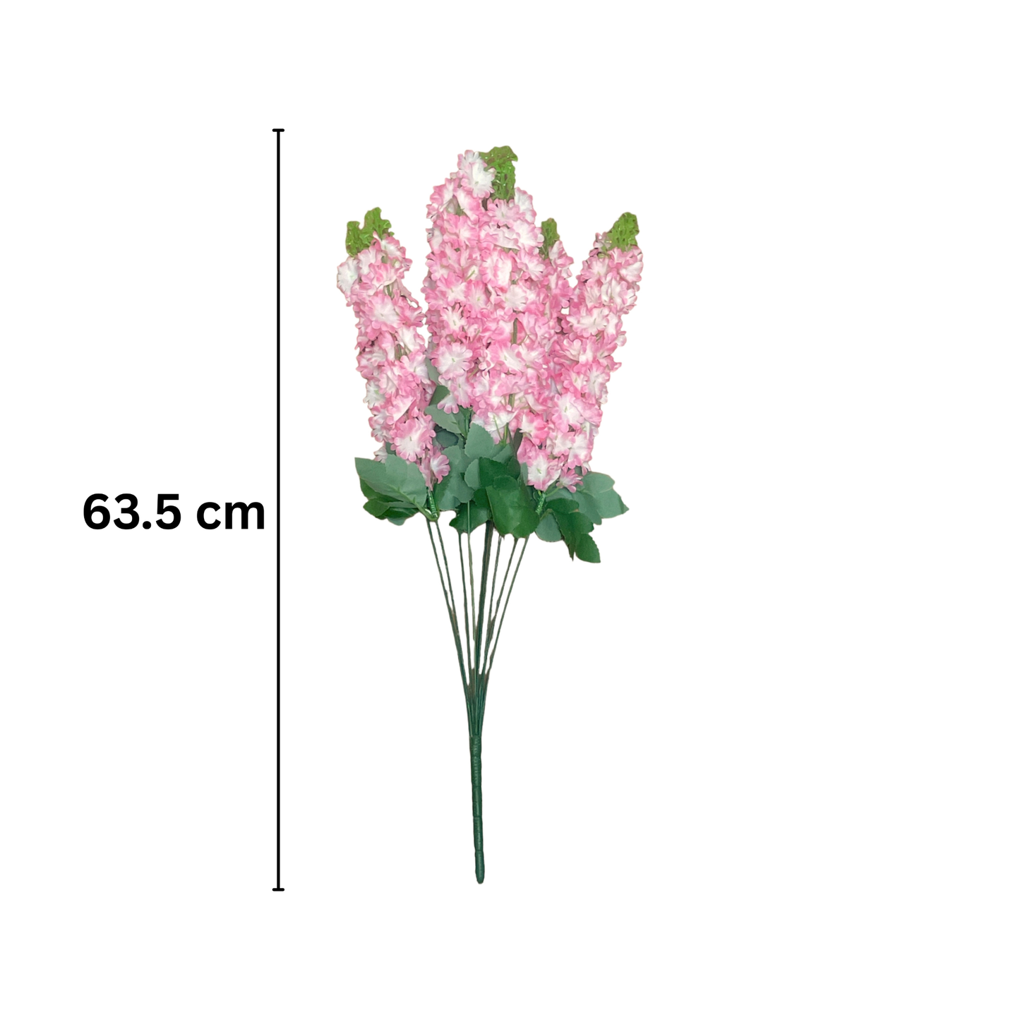 Bunch Hyacinth 9Stick Light Pink White (Pack of 5)