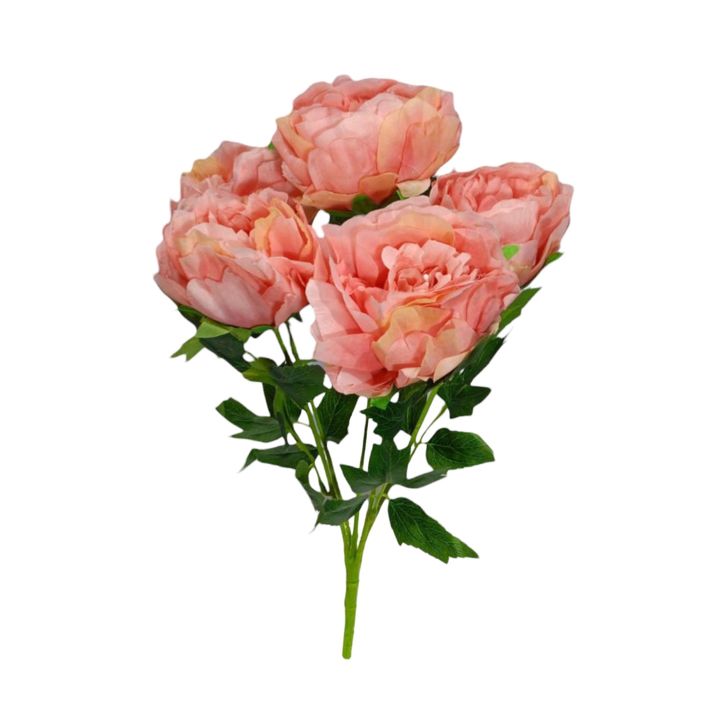 Premium Peony Bunch 5 Stick 48 cm Rose Gold (Pack of 5)