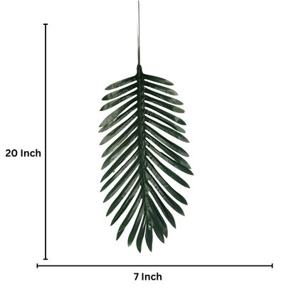 Palm Leaf 20" x 7" Green (Pack of 10)