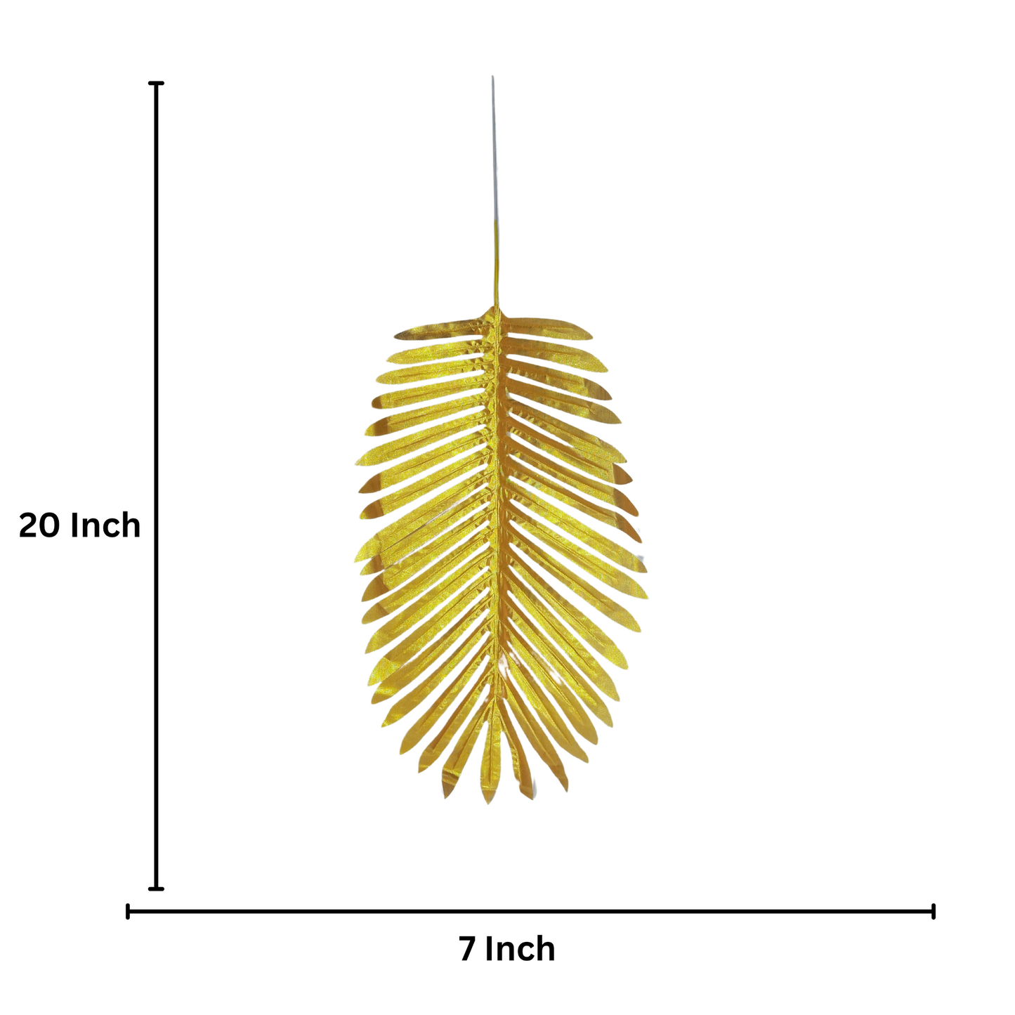 Palm Leaf 20" x 7" Golden (Pack of 10)