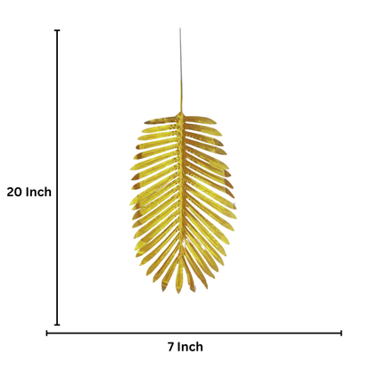 Palm Leaf 20" x 7" Golden (Pack of 10)