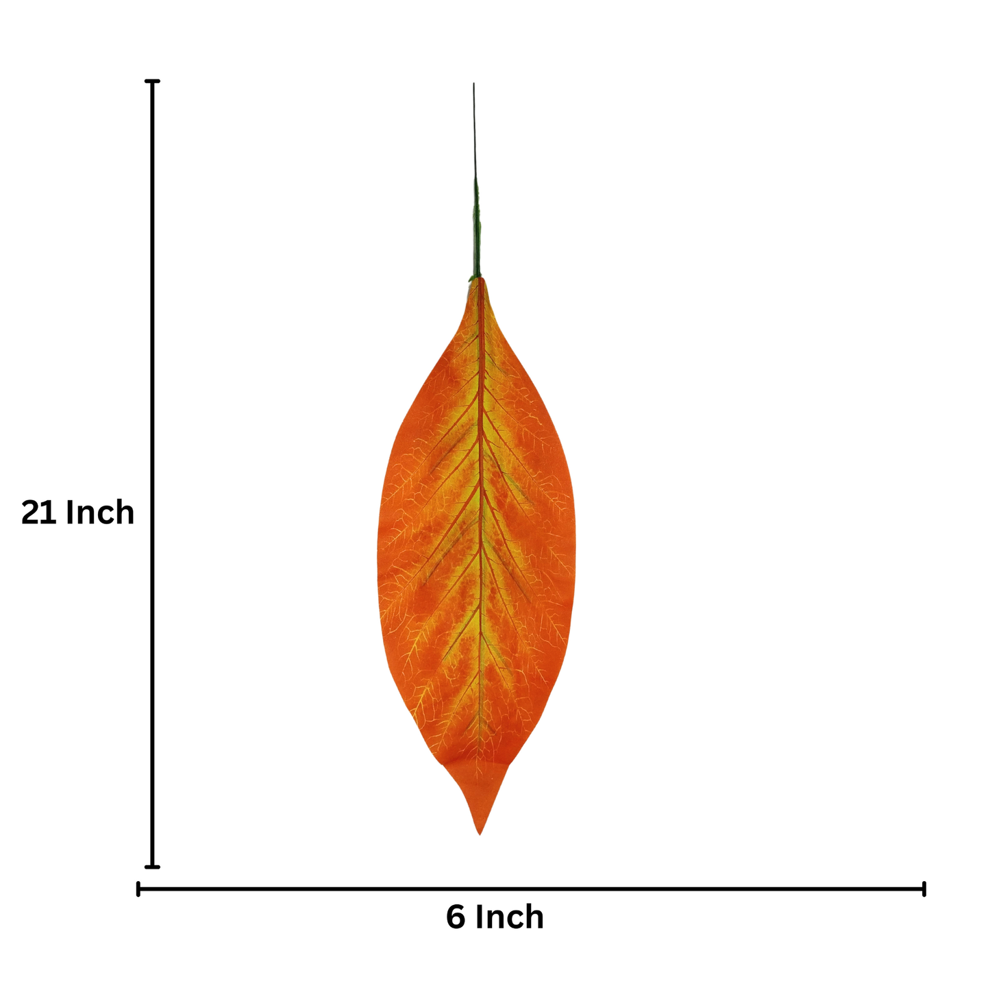 Badam Leaf 21" x 6" Red (Pack of 10)