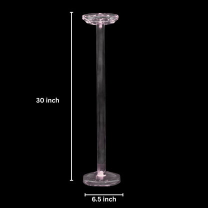 Crystal Clear Acrylic Floral Riser