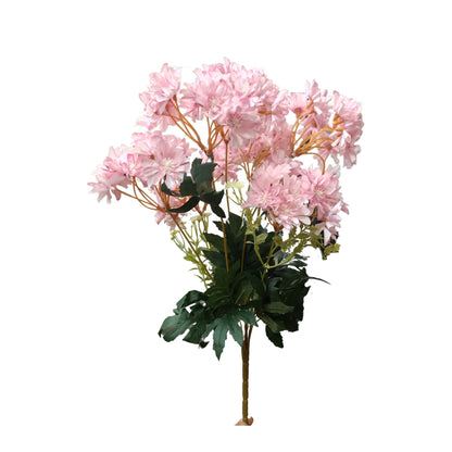 Chrysanthemum Flower Bunch 48cm Light Purple (Pack of 5)